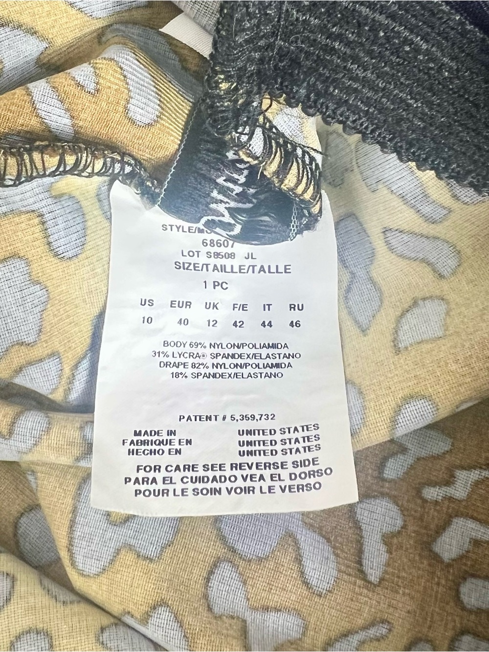 Miraclesuit Leopard Print Swimsuit - Picture 7 of 7
